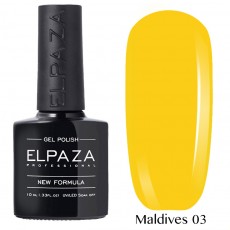 Гель-лак Elpaza Neon Collection 03 неоновая серия 10мл MALDIVES